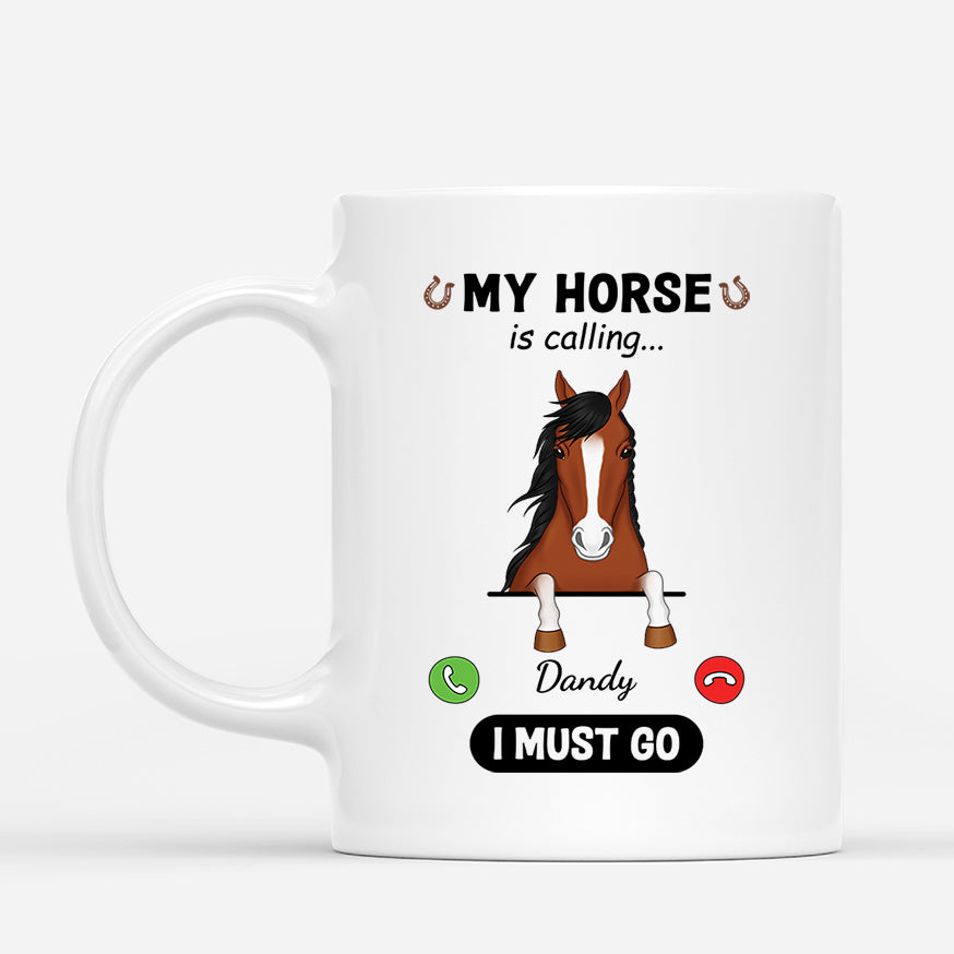 3427MUK1 my horse is calling mug  personalised gifts for pet lovers_52d443e3 0def 465d 8f93 115ce6b54c83