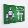 3460CUK2 daddys dream team crossword canvas  personalised gifts for dad