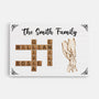 3463CUK1 the smith family crossword canvas  personalised gifts for family