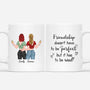 3470MUK1 friendship doesnt have to be perfect mug  personalised gifts for female