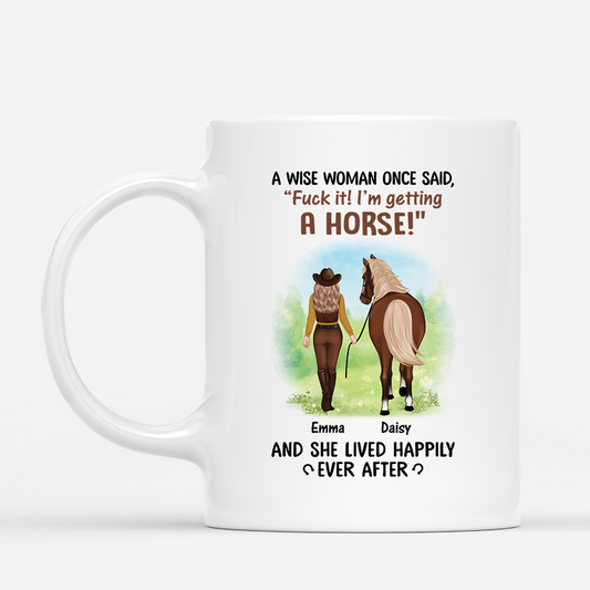 3480MUS1 personalized gifts for horse lovers a wise woman once said mug_ 3480M5Z7U