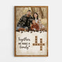 3489CUK1 together we make a family crossword canvas  customised gifts for family