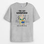 3502AUK2 the cat whisperer t shirt  personalised gifts for male