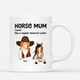 3506MUK1 horse mum like a regular mum but cooler mug  personalised gifts for her