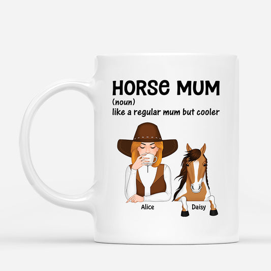 3506MUK1 horse mum like a regular mum but cooler mug  personalised gifts for her_8fc97662 4b30 4490 8f22 02cd47c0f674