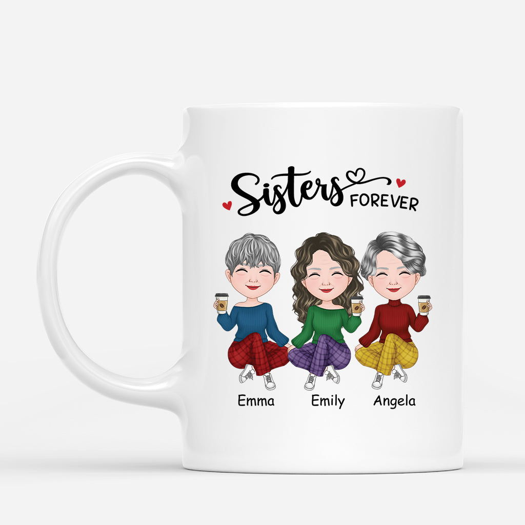 3519MUK1 sisters forever mug  personalised gifts for siblings_62f8a21b b9f0 4637 816c 06fbfbae05b7