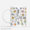 3534MUS2 grandma mommy holding hands mug  personalized gifts for grandma mom