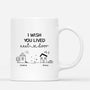 3535MUK1 i wish you live next room mug  personalised gifts for friends