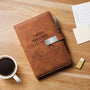3535MUS2 custom engraved leather notebook set i wish you lived next door gifts for friends 3535mo6q5f
