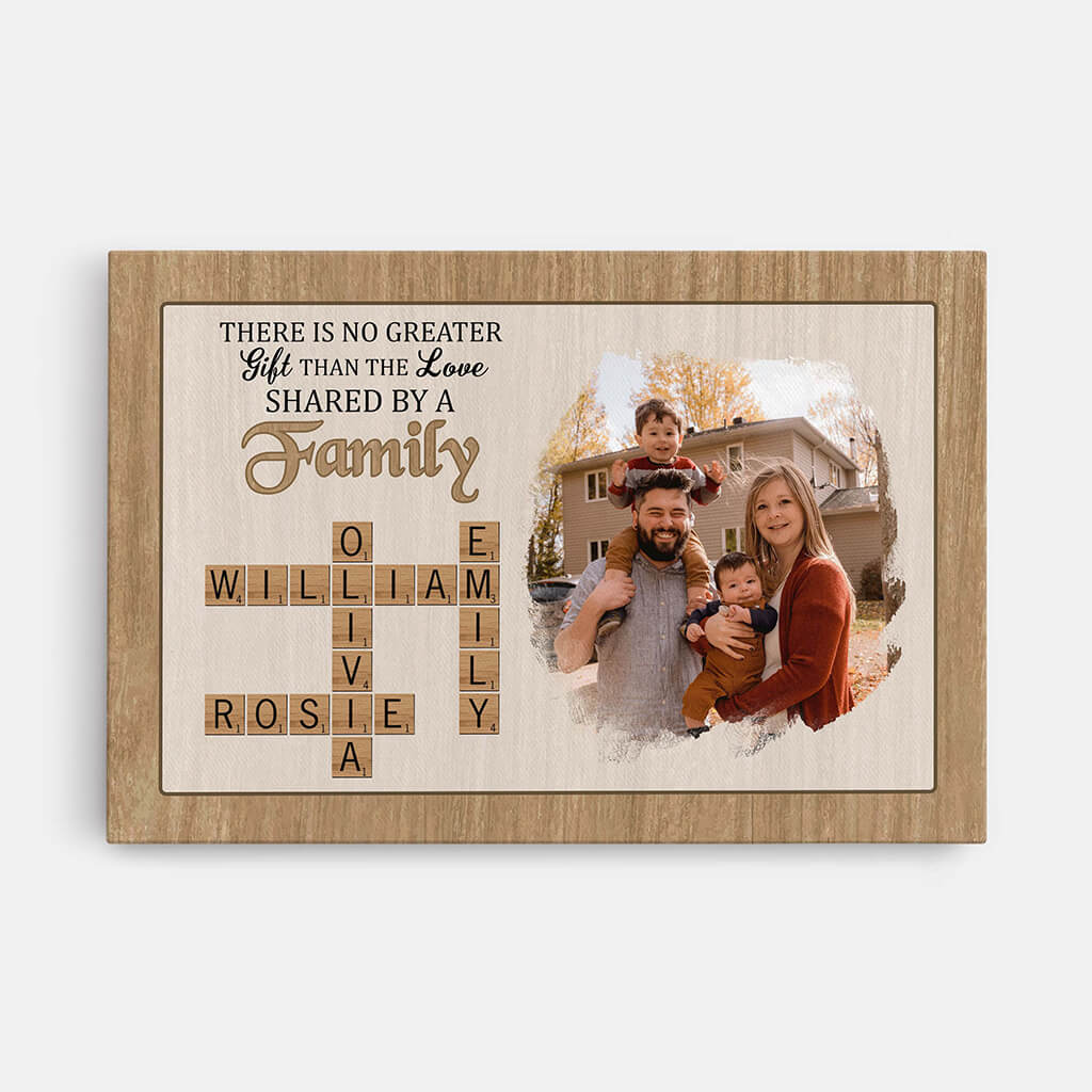 3540CUK1 there is no greater gift than family photo canvas  personalised family gifts