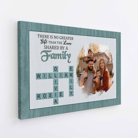 3540CUK2 there is no greater gift than family photo canvas  personalised family gifts