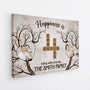 3549CUK2 happiness is being with a family tree canvas  personalised gifts for parents