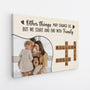 3576CUK2 other things may change us but we start and end with family  personalised family photo canvas