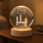 3591LUS2 crossword art crystal ball lamp personalized gifts for family 3591LTP5I