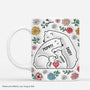 3603MUS1 family bear 3d mug personalized gifts for family