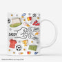 3608MUK1 grandad daddy soccer 3d mug  personalised presents for dad grandad_32d7d8bb ffcd 4779 b9bb 4f294cb29197