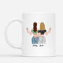 3642MUK2 friendship is the most precious treasure  personalised mug for best friends