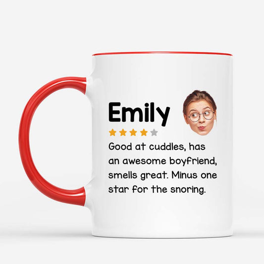 3655MUK2 funny review star rating mug for couple  personalised couple gifts