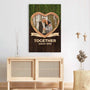 3677CUK3 together since heart photo canvas  customised gifts for couple