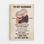 3678CUK1 what will matter is that i had you and you had me canvas  romantic personalised gifts for couple