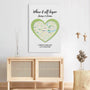 3681CUK3 where it all began map canvas  customised presents for couple