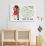 3686CUK3 where love began map canvas personalised gifts for couple