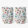 3746TUS1 personalized floral wine tumbler best gifts for mother grandmother 3746T945A
