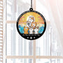 3788UUS2 good morning human servant  personalized window hanging suncatcher ornament for cat lovers 3788U6I5D