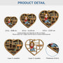 3794OUS3 personalized 2 layered wooden ornament gifts for book lovers 3794OKL0A