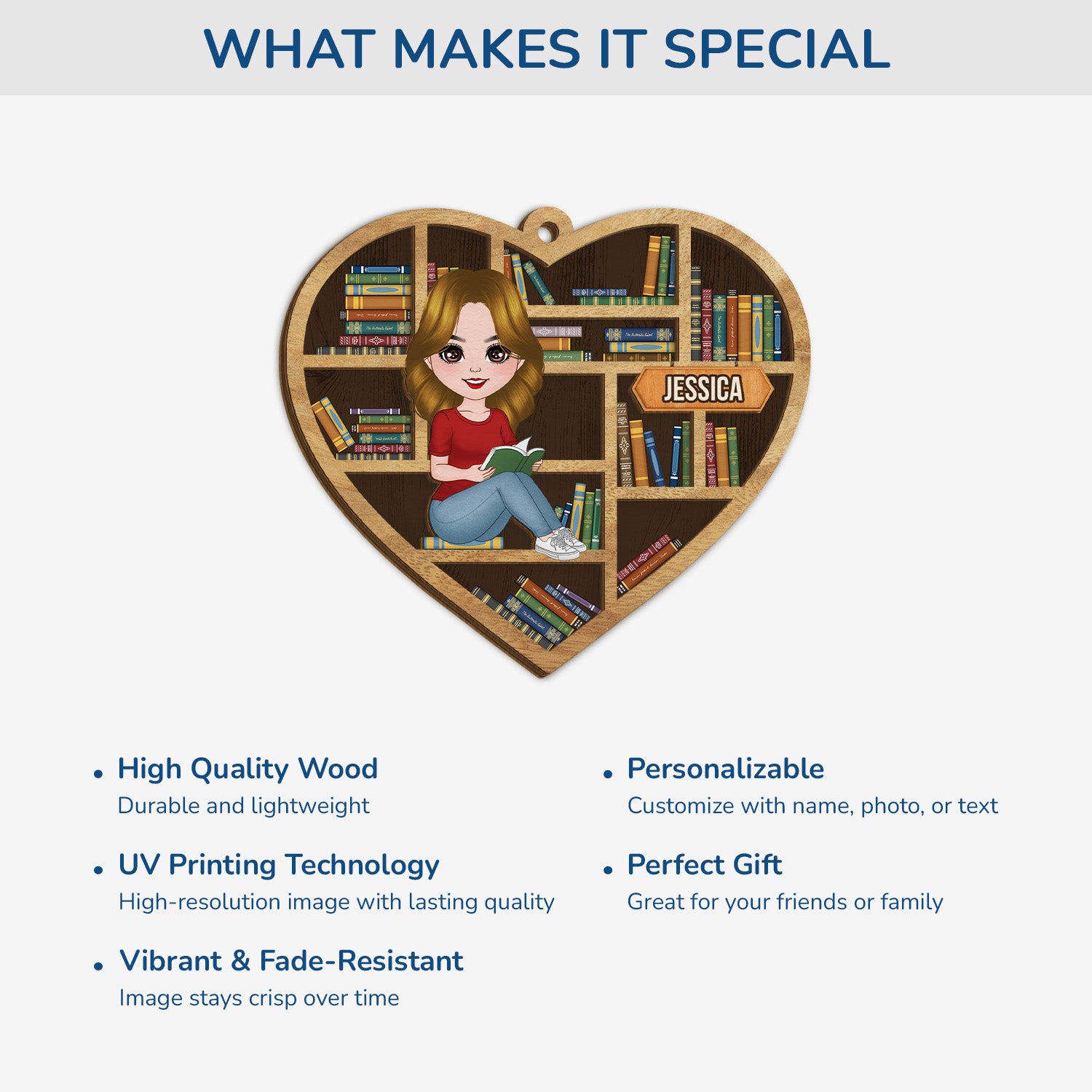 3794OUS4 personalized 2 layered wooden ornament gifts for book lovers 3794OKL0A_ae5bb443 648f 4d84 b5c3 9a789e035f0e