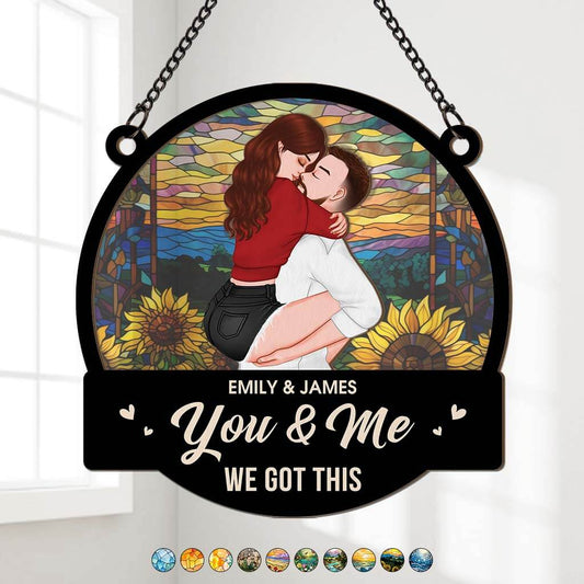 3797UUS1 you me we got this  personalized window hanging suncatcher ornament 3797U5E7G