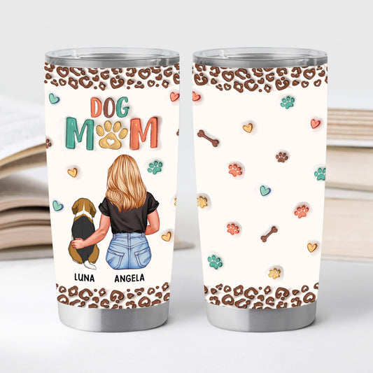 3826TUS2 personalized dog mom gifts  3d custom 20oz tumblers 3826T3E8C