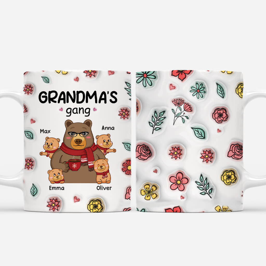 3836MUS2 custom 3d printing effect mama bear mug unique gifts for mom_ 3836M8OA7
