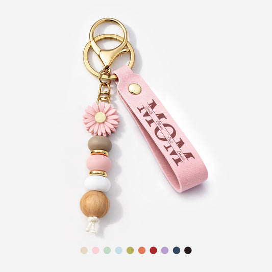 3840MUS1 daisy beaded keychain with names personalized gifts for mom 3840mj8v5a_1