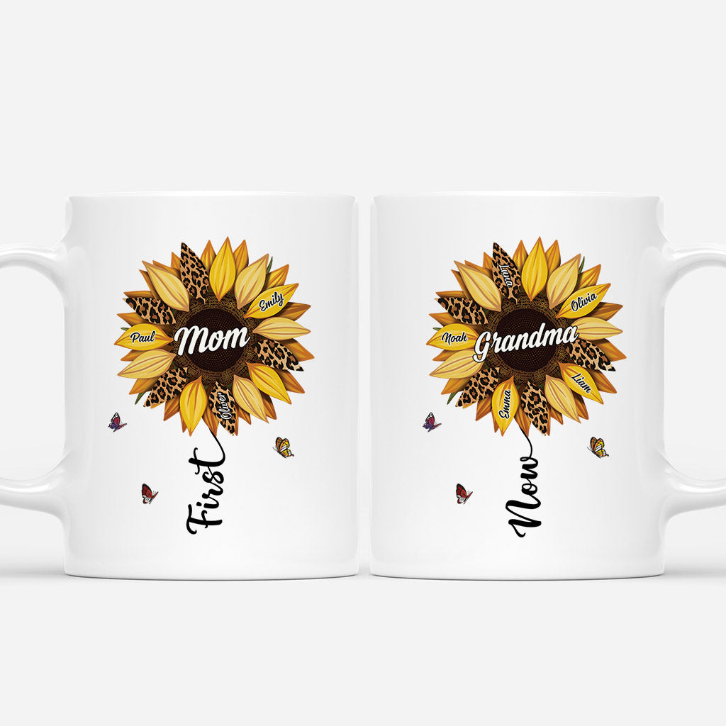 3855MUS2 personalized grandma gifts first mom now grandma mug 3855M6Y7A