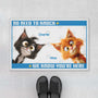 3860DUS1 custom cat gifts_ for humans no need to knock doormat_ 3860D5M5D