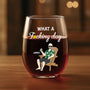 3865IUS1 personalized wine glasses funny retirement gifts for men 3865IKL8B