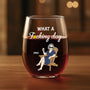 3865IUS2 personalized wine glasses funny retirement gifts for men 3865IKL8B