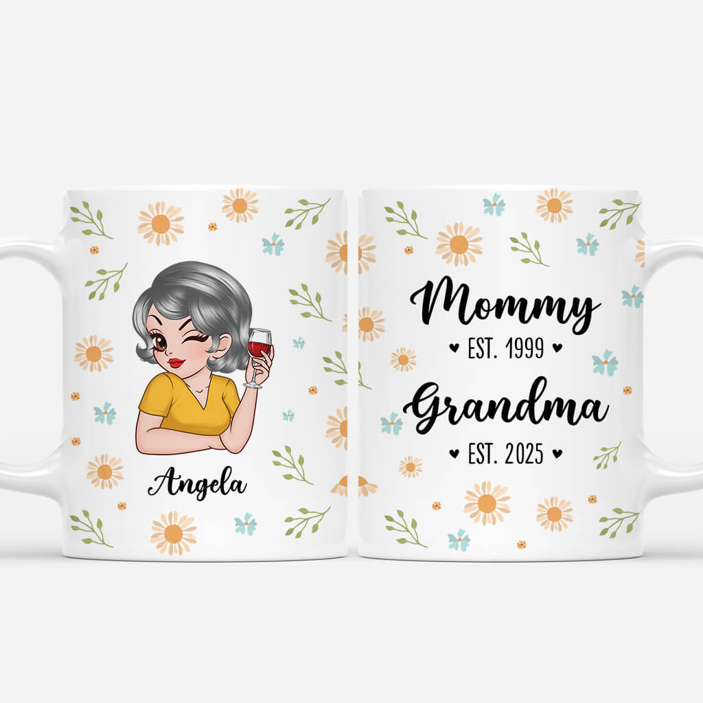 3880MUS1 personalized grandma mom gifts custom mommy grandma mug 3880M8I8A