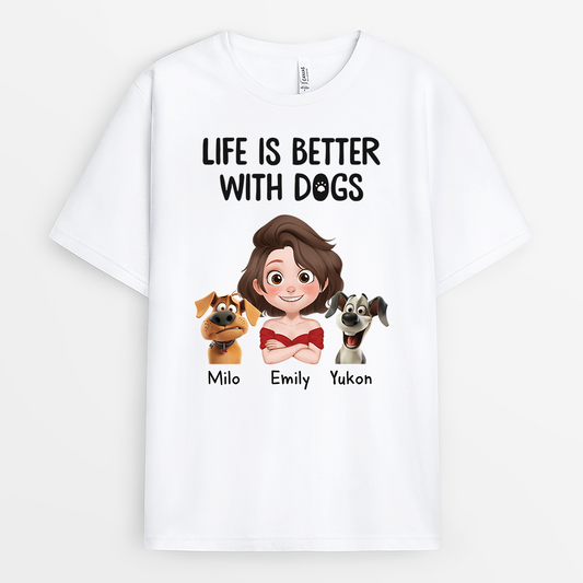3903AUS1 personalized dog dad gifts life is better with a dog_ shirt 3903A5N0C_30268e64 3656 4c5e 8d5b c7aeb5bf7828