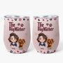 3908TUS1 personalized dog mom gifts cute custom wine tumbler 3908TQ0C