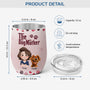 3908TUS3 personalized dog mom gifts cute custom wine tumbler 3908TQ0C