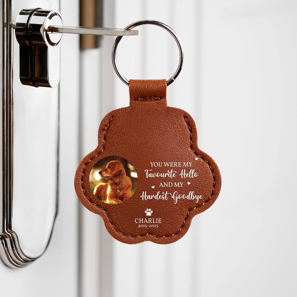 3909AUS2 personalized pet fur keychain photo memorial gifts for loss of dogcat 3909ajtp5c