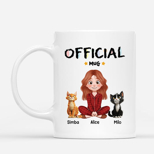 3939MUS1 personalized cat and owner mug official mug with cat 3939M8L0D