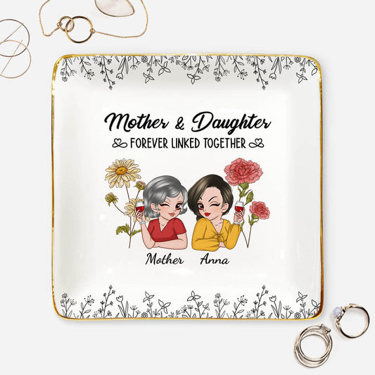 39512US1 jewelry dish personalized gifts for a mother and daughter_ 395123K8A