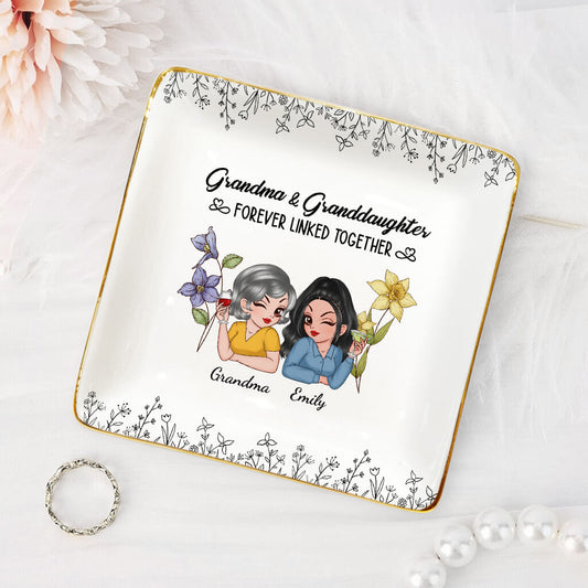 39512US2 jewelry dish personalized gifts for a mother and daughter_ 395123K8A