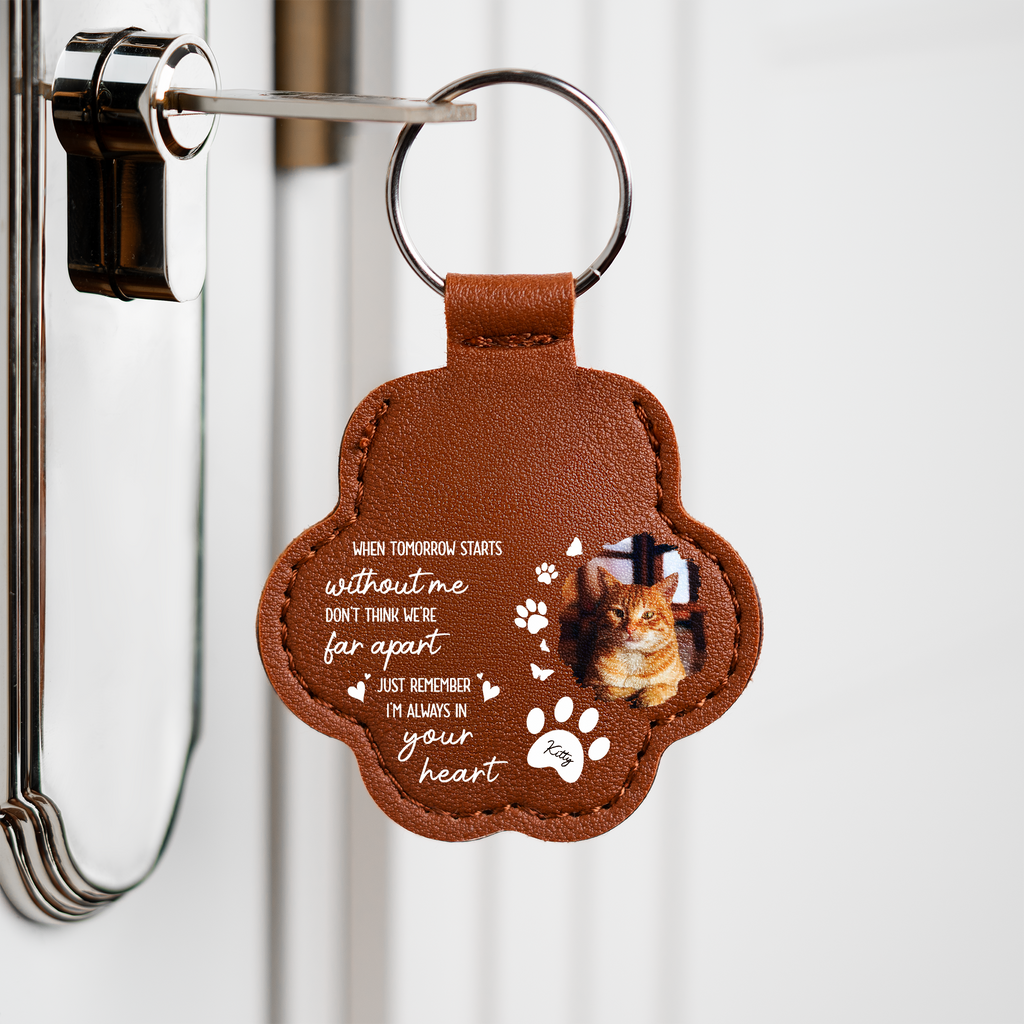 3988AUS2 custom pet hair keychain photo memorial gifts for loss of dogcat 3988ajth5c