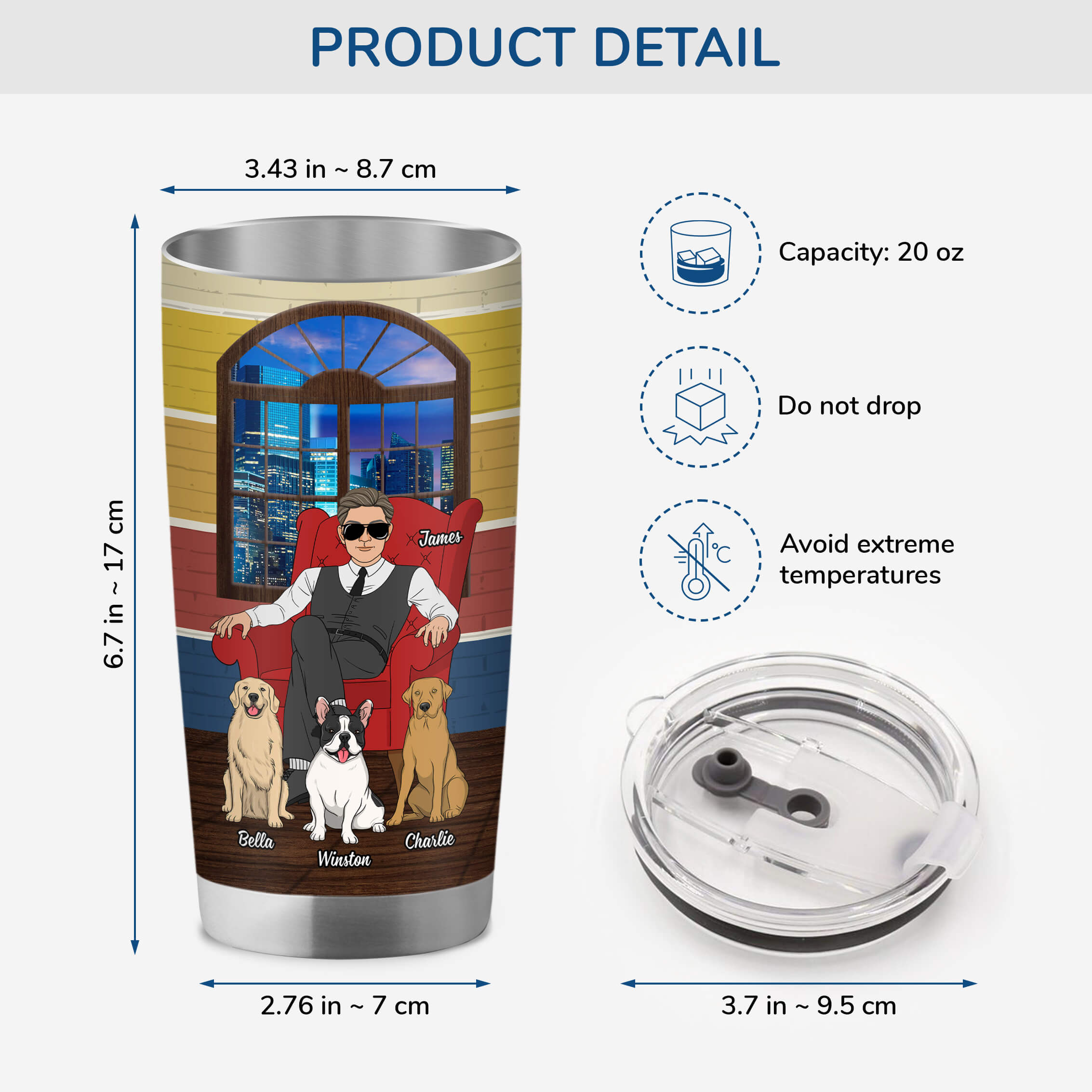 3999TUS3 personalized dog dad gifts custom dog tumbler_ 20oz 3999TKL8C