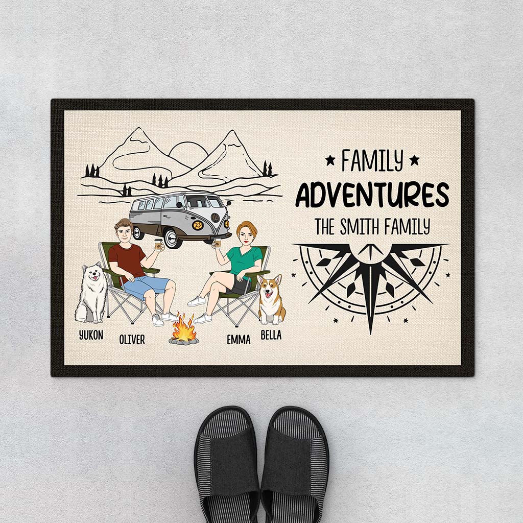 4016DUS1 personalized dog doormat unique camping gifts for dog lovers 4016D8L8C