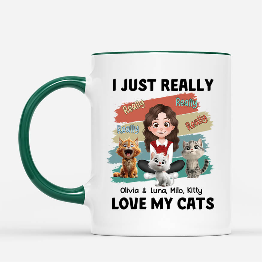 4022MUS2 cute personalized cat mug unique cat dad presents_ 4022M6K0D